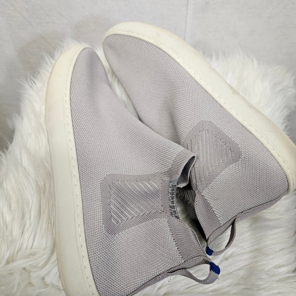 Rothy's Chelsea Boot Women's Size 10 Knit Pull-On Sneaker Lilac Gray - Picture 5 of 8